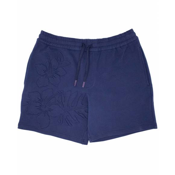 NEW LORDS OF HARLECH silus embossed interlock shorts in navy - Picture 1 of 3